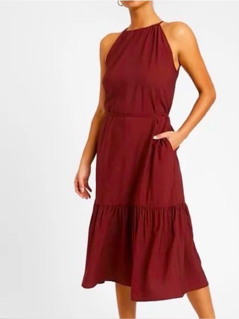 Banana Republic Dress in Burgundy-TALL